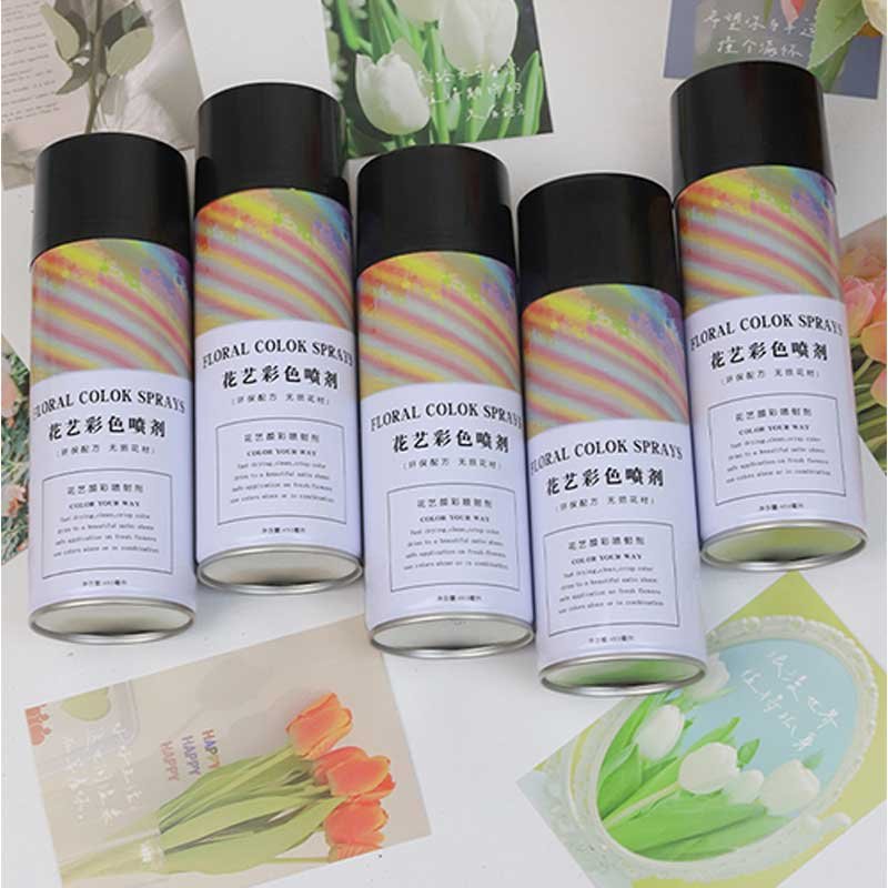 Floral print spray