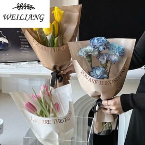 Flower bags for bouquets