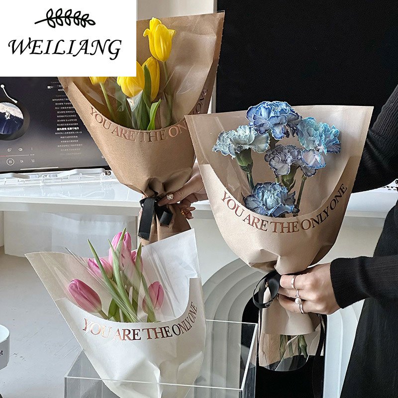 Flower bags for bouquets