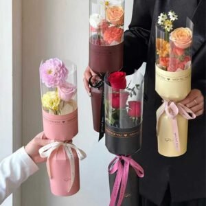 Flower wrapping shaping