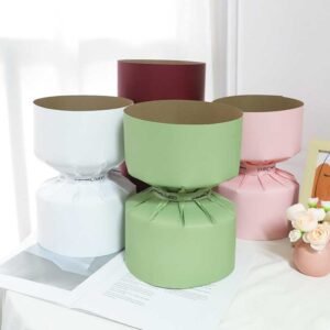 Round bouquet shaping card