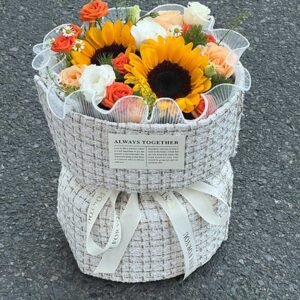 Flower paper wrap