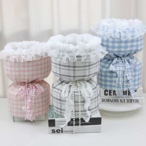 Chanel-style floral wrap