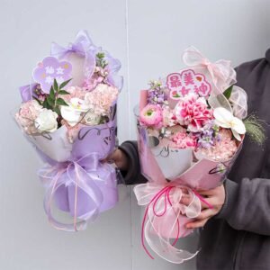 Flower bouquet paper