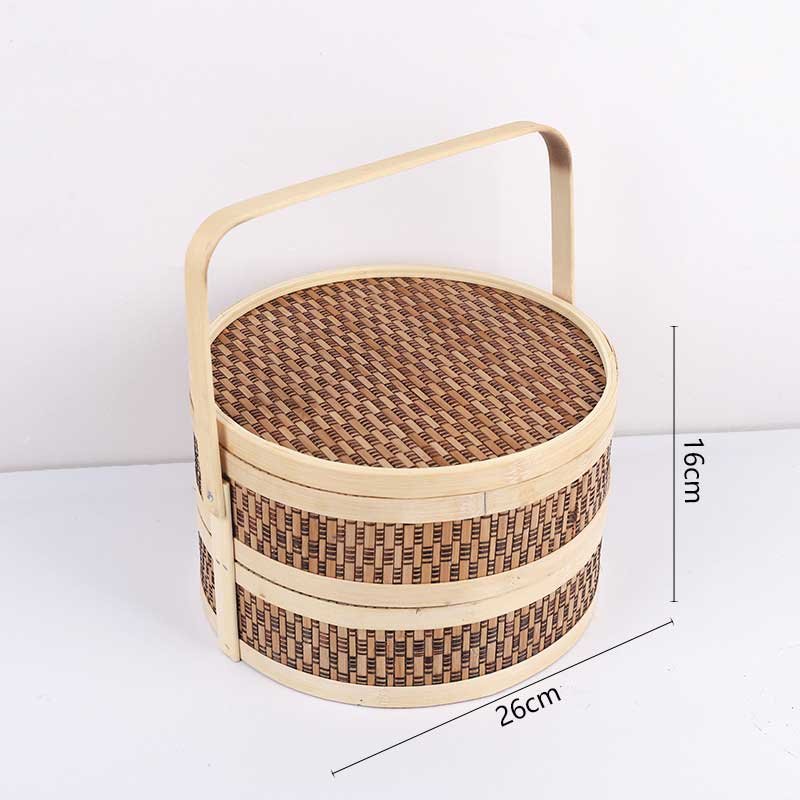 Bamboo woven flower basket - Image 5