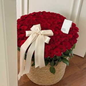 Rattan flower basket