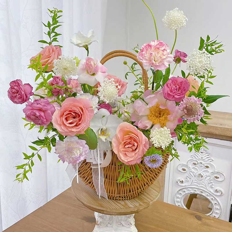 Bouquet packaging basket - Image 3