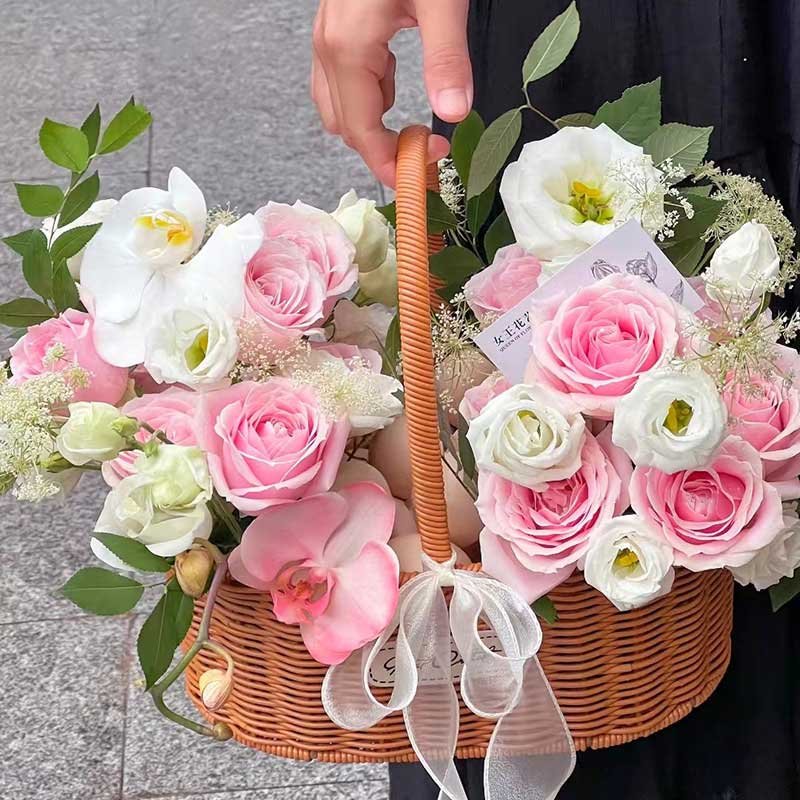 Bouquet packaging basket - Image 4