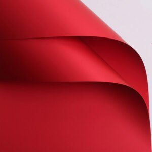 Red flower wrapping paper