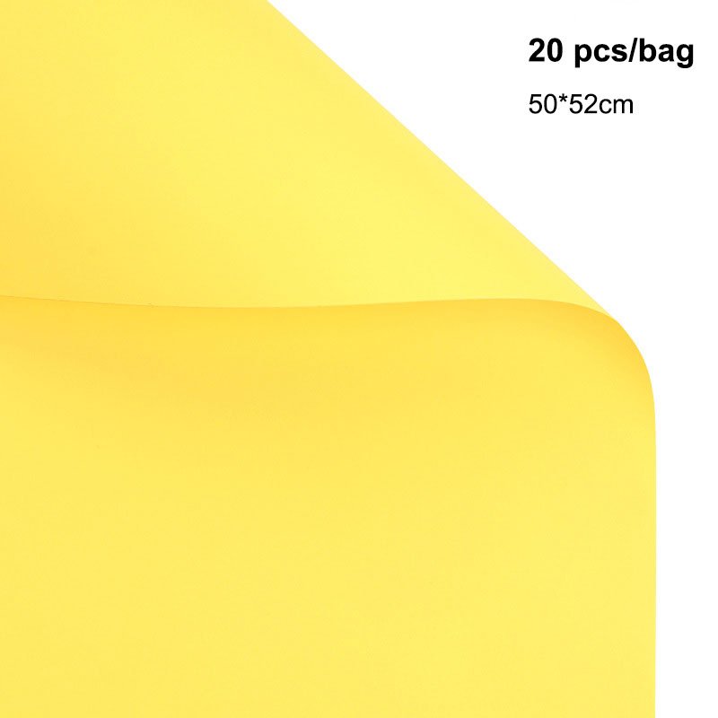 Orange flower wrapping paper - Image 3