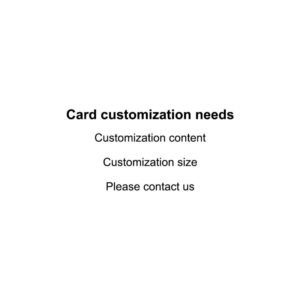 Customized cards