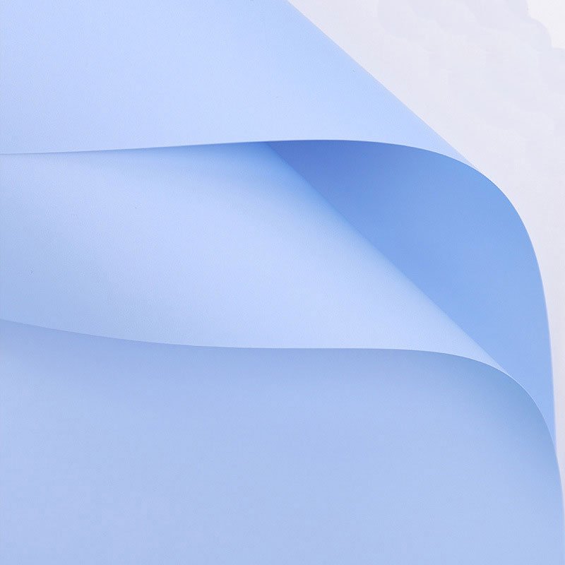 Blue flower wrapping paper - Image 3