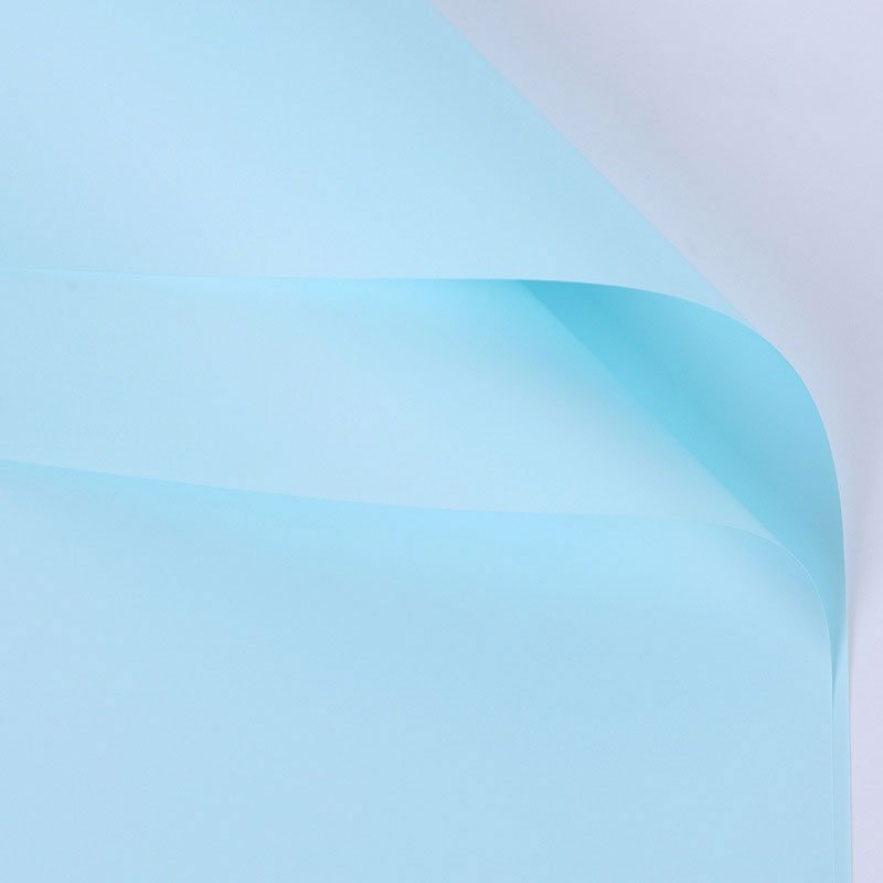 Blue flower wrapping paper