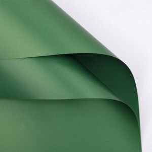 Green flower wrapping paper