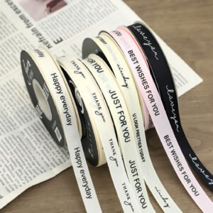 Flower decoration  ribbon