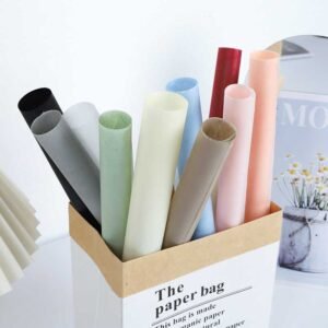 Flower wrapping material