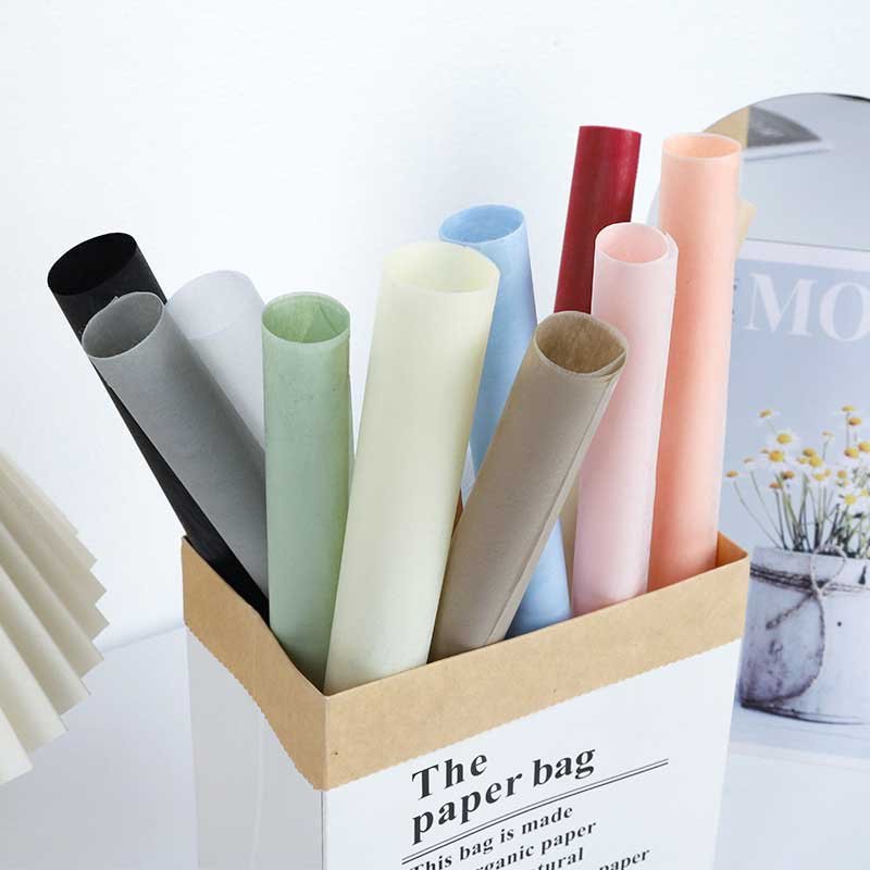 Flower wrapping material