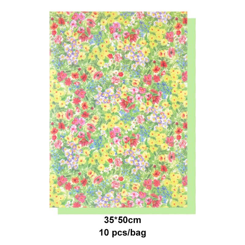 Flower wrapping paper roll - Image 4