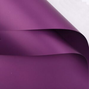 Purple floral paper wrap