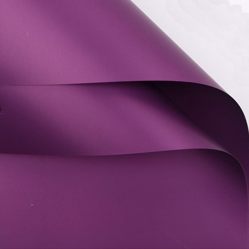 Purple floral paper wrap