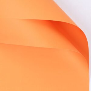 Orange flower wrapping paper