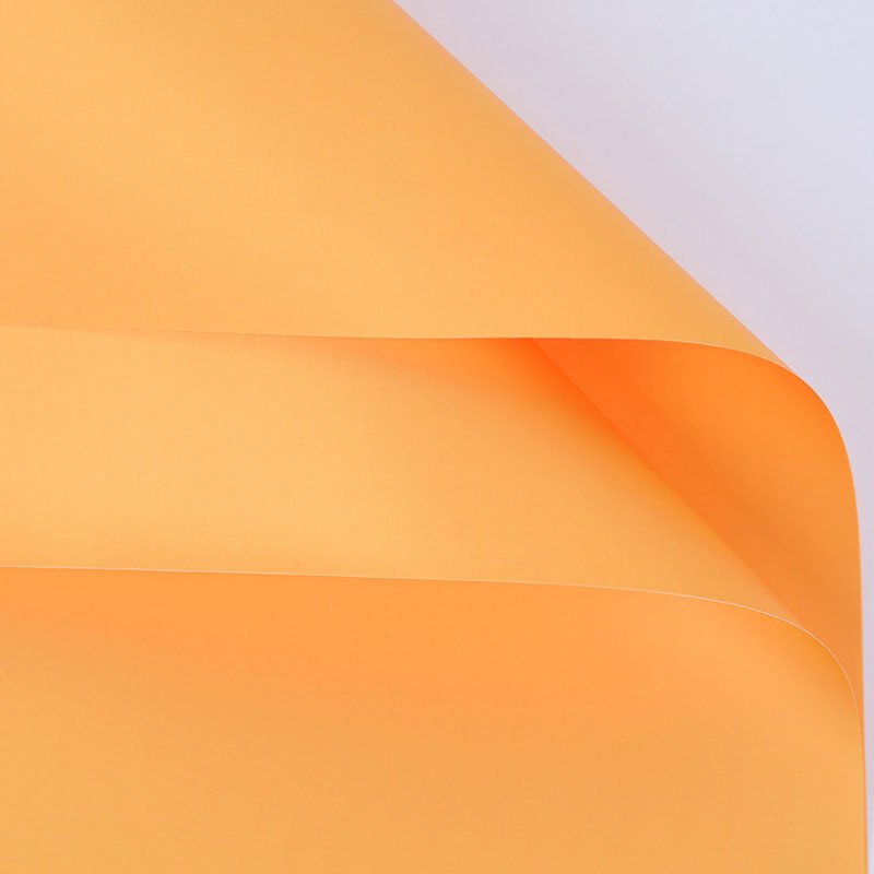 Orange flower wrapping paper - Image 7