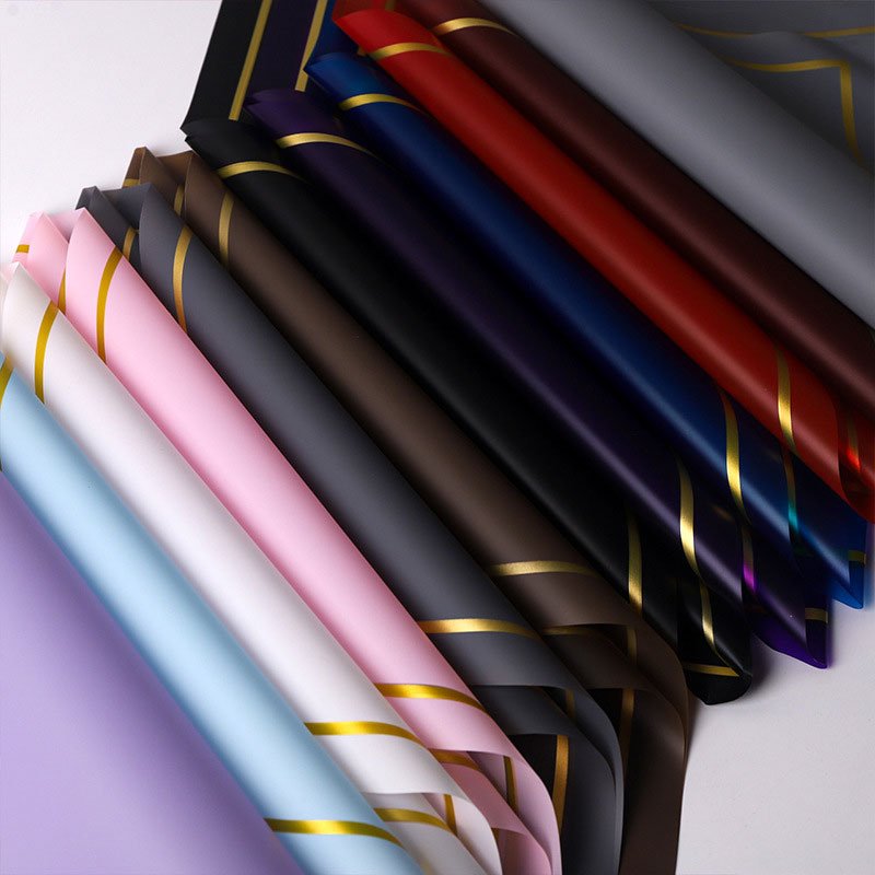 Flower Wrapping Paper with Pure Color - Image 5