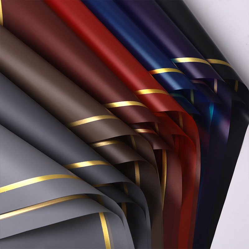 Flower Wrapping Paper with Pure Color - Image 4