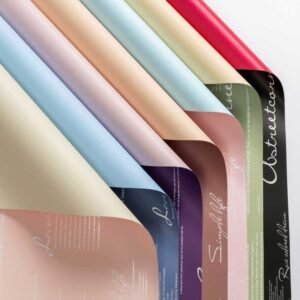 Paper used for wrapping flowers