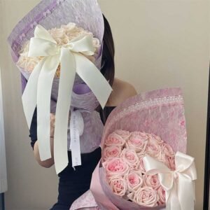 Lace floral wrapping