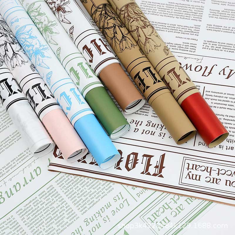 Newspaper flower wrap - Image 2