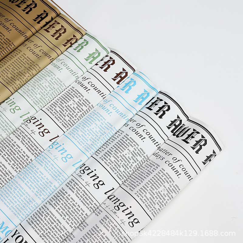 Newspaper flower wrap - Image 3