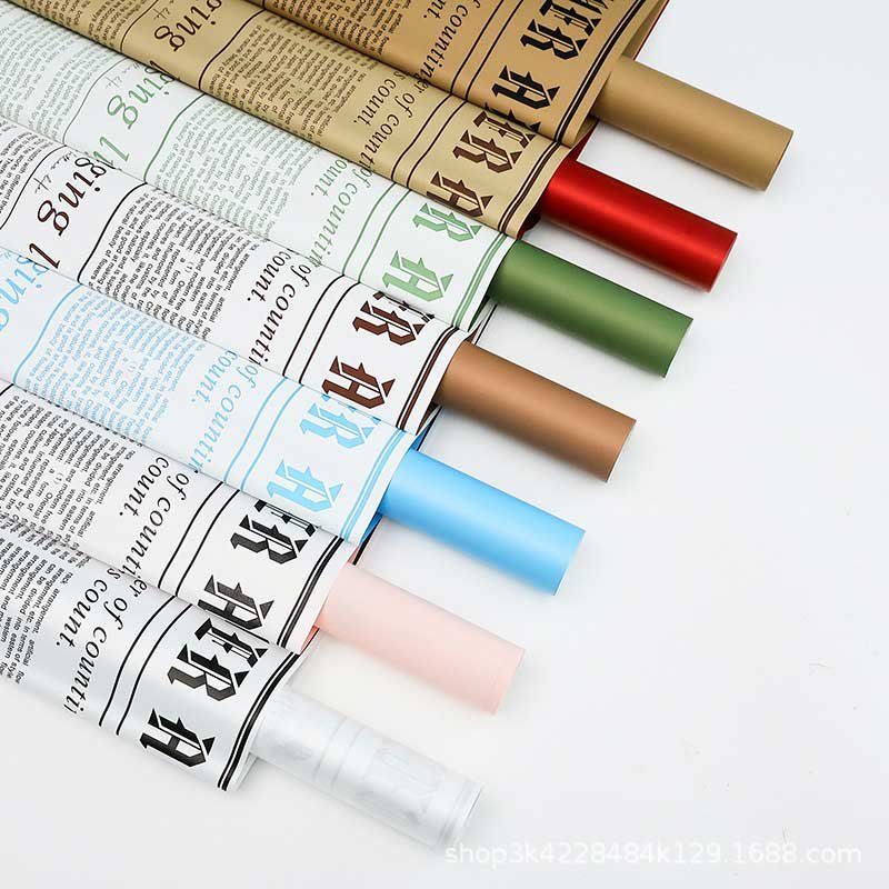 Newspaper flower wrap - Image 4