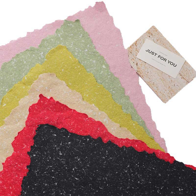 DIY flower wrapping paper