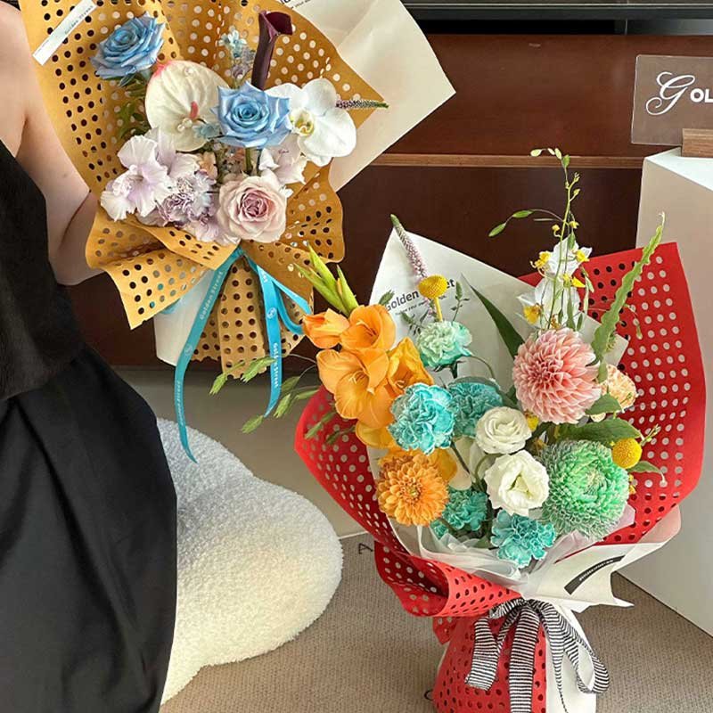 Cutout bouquet wrap paper - Image 2